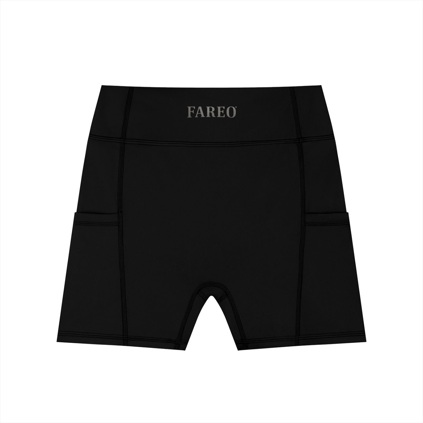 Women's FAREO Core™ Shorts with a comfortable elastic waistband and sporty design, shown in a neutral color.
