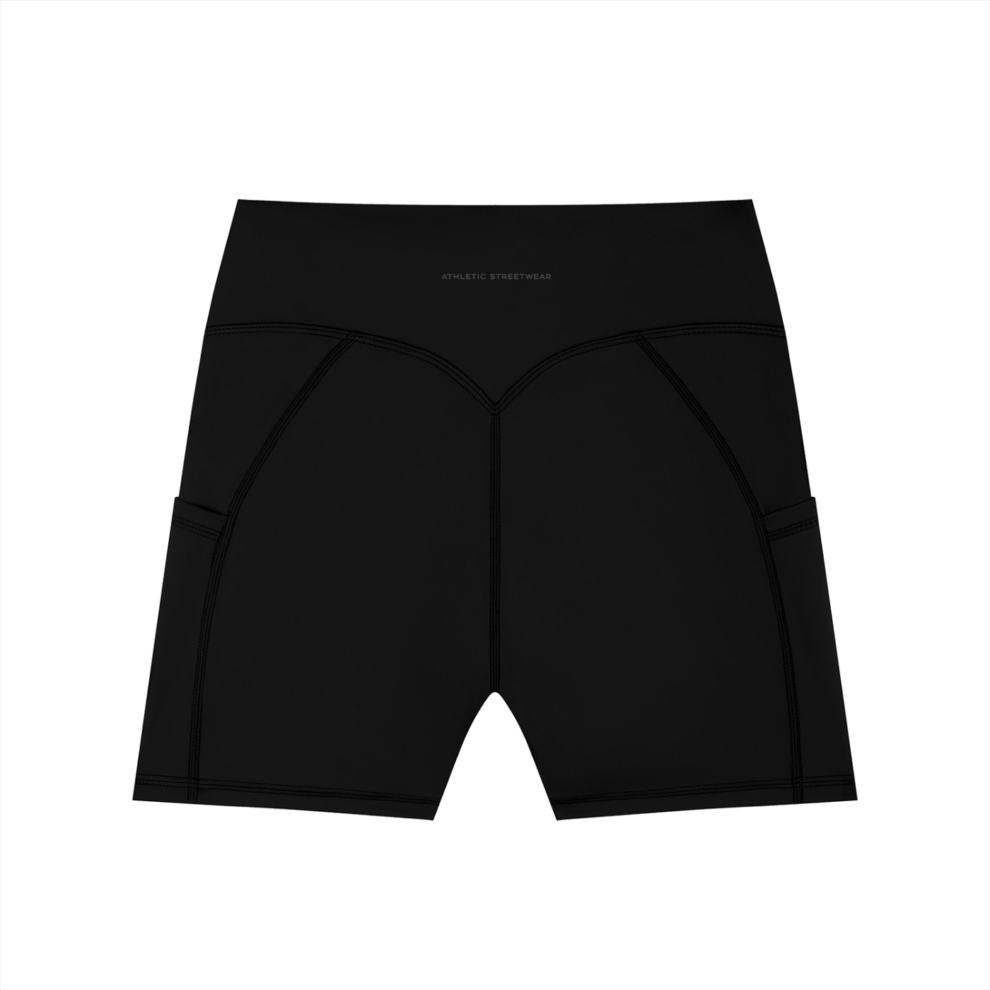 Women’s FAREO Core™ Shorts in black, featuring a high waistband and athletic fit, suitable for active wear and casual outings.